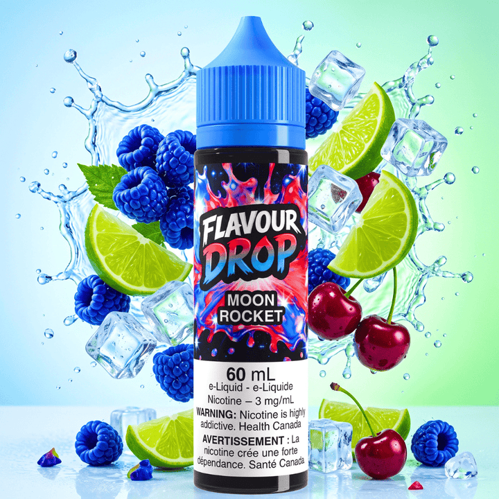 Flavour Drop E-Liquid - Moon Rocket 60ml / 6mg Winkler Vape SuperStore and Bong Shop Manitoba Canada