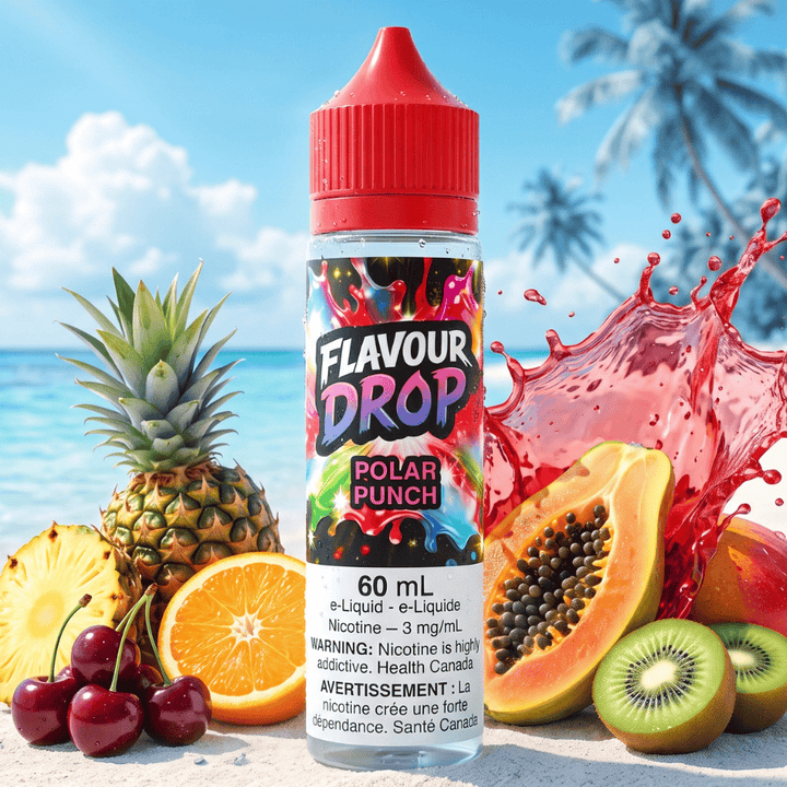 Flavour Drop E-Liquid - Polar Punch 60ml / 3mg Winkler Vape SuperStore and Bong Shop Manitoba Canada