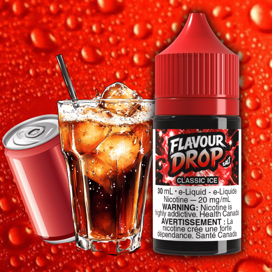 Flavour Drop Salts - Classic Ice 30mL / 20mg Winkler Vape SuperStore and Bong Shop Manitoba Canada