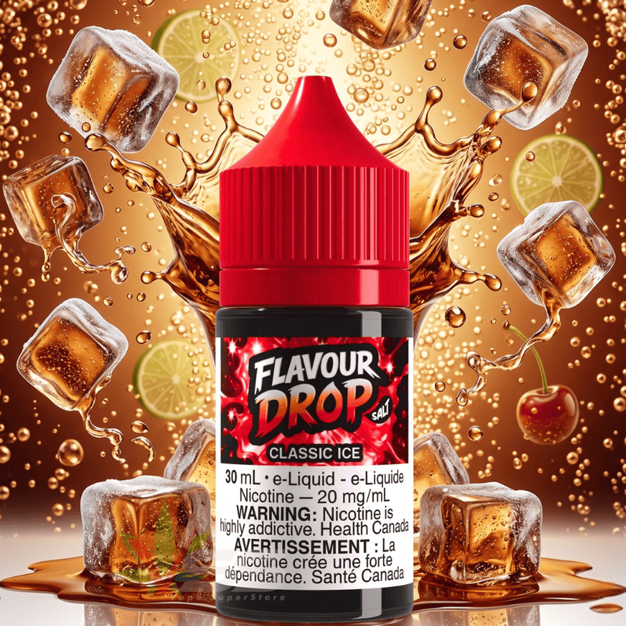 Flavour Drop Salts - Classic Ice 30mL / 20mg Winkler Vape SuperStore and Bong Shop Manitoba Canada