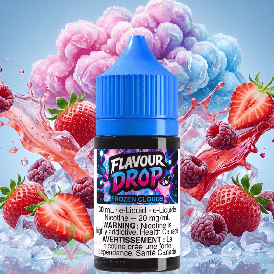 Flavour Drop Salts - Frozen Clouds 30mL / 20mg Winkler Vape SuperStore and Bong Shop Manitoba Canada