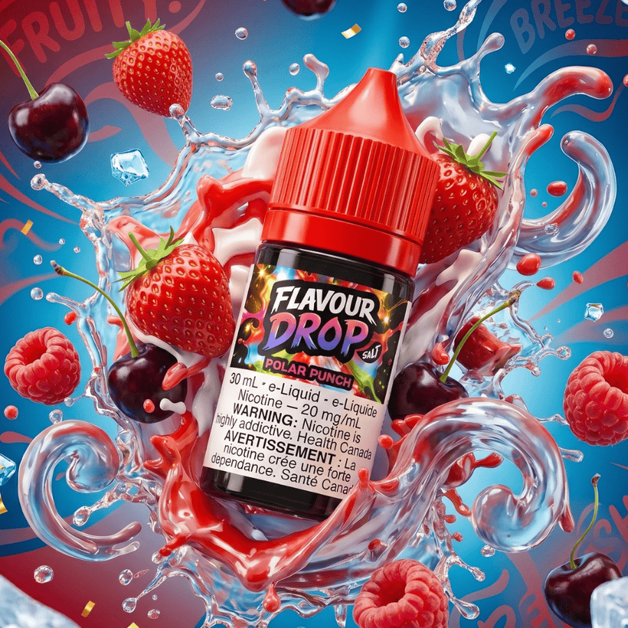 Flavour Drop Salts - Polar Punch 30mL / 20mg Winkler Vape SuperStore and Bong Shop Manitoba Canada