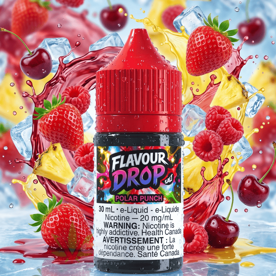 Flavour Drop Salts - Polar Punch 30mL / 20mg Winkler Vape SuperStore and Bong Shop Manitoba Canada