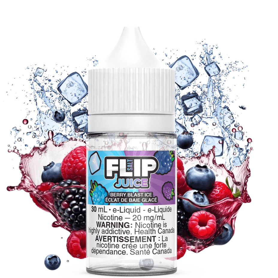 FLIP BAR Salt Nic E-Liquid Berry Blast Ice by Flip Juice Berry Blast Ice by Flip Juice-Winkler Vape SuperStore Manitoba, CA