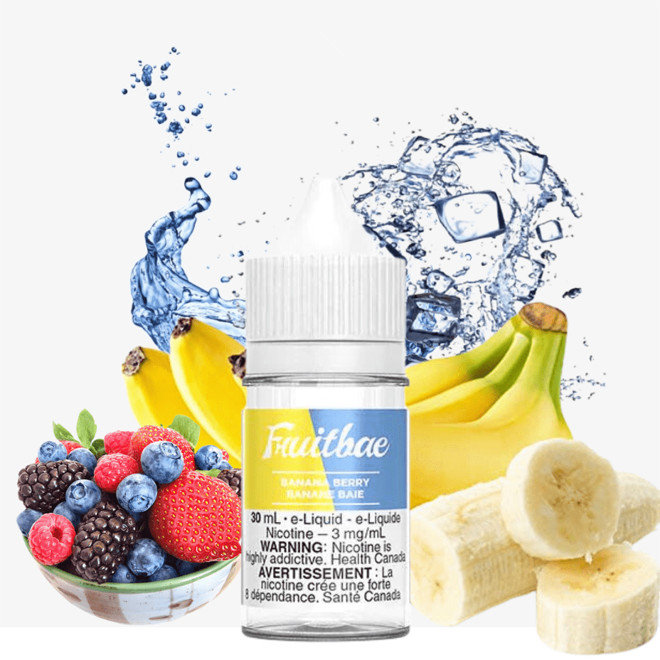 Fruitbae E-Liquid E-Liquid Banana Berry Salt by Fruitbae Banana Berry Salt by Fruitbae - Winkler Vape SuperStore & Bong Shop MB, Canada