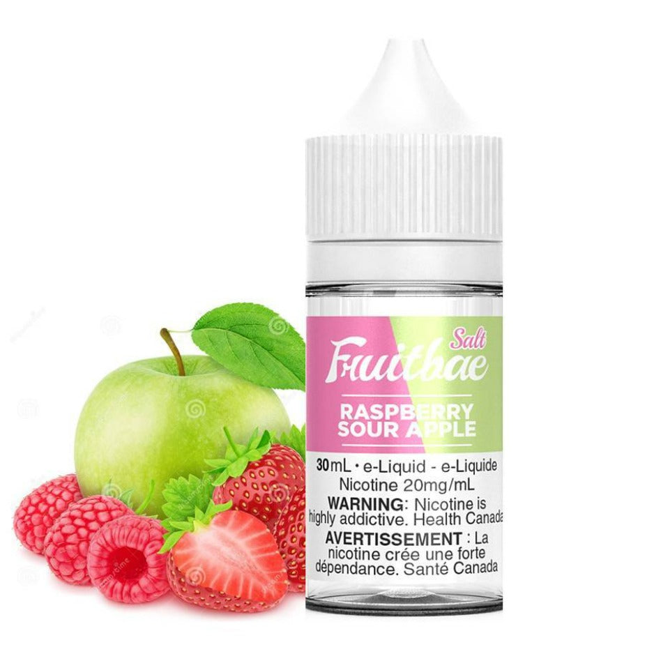 Fruitbae Salt E-Liquid Fruitbae Salt E-Liquid 30ml / 12mg Raspberry Sour Apple by Fruitbae Salt Raspberry Sour Apple Nic Salts by Fruitbae-Winkler Vape SuperStore Manitoba