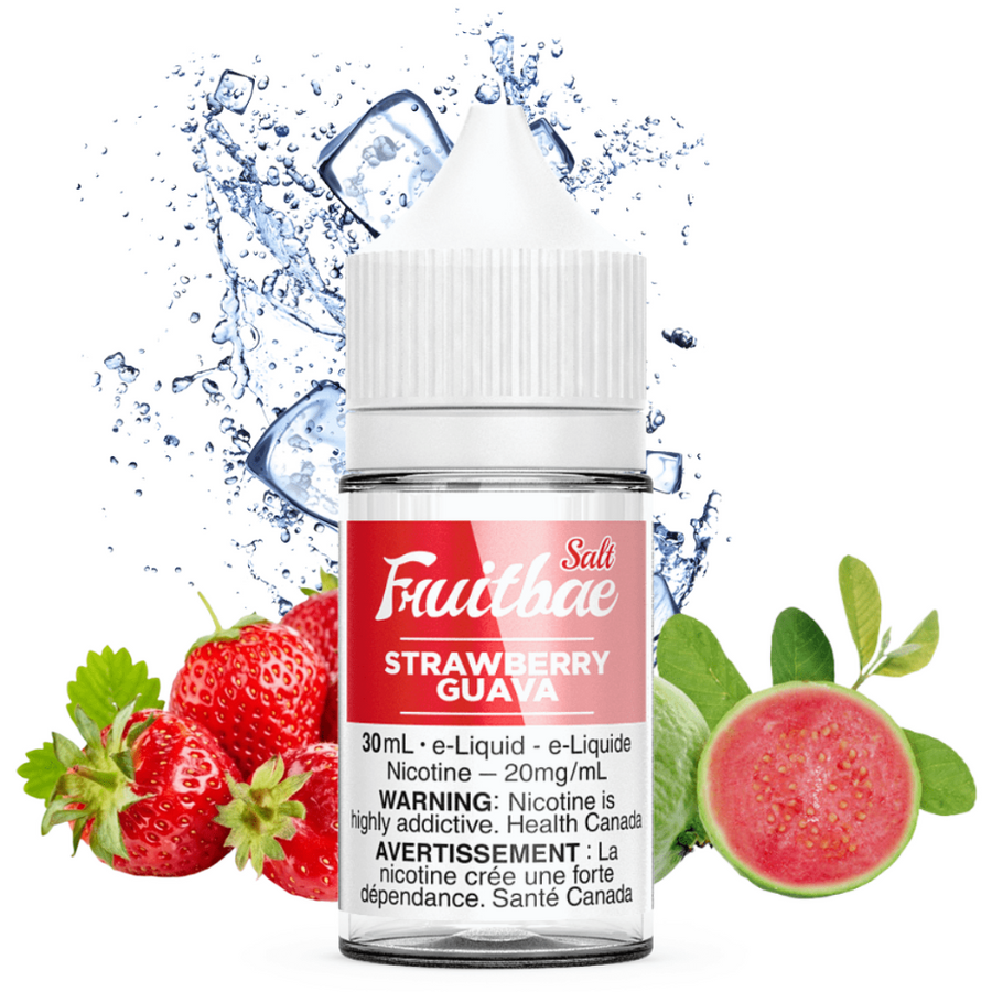 Fruitbae Salt E-Liquid Fruitbae Salt E-Liquid Strawberry Guava by Fruitbae Salt Strawberry Guava Nic Salts by Fruitbae-Winkler Vape SuperStore Manitoba