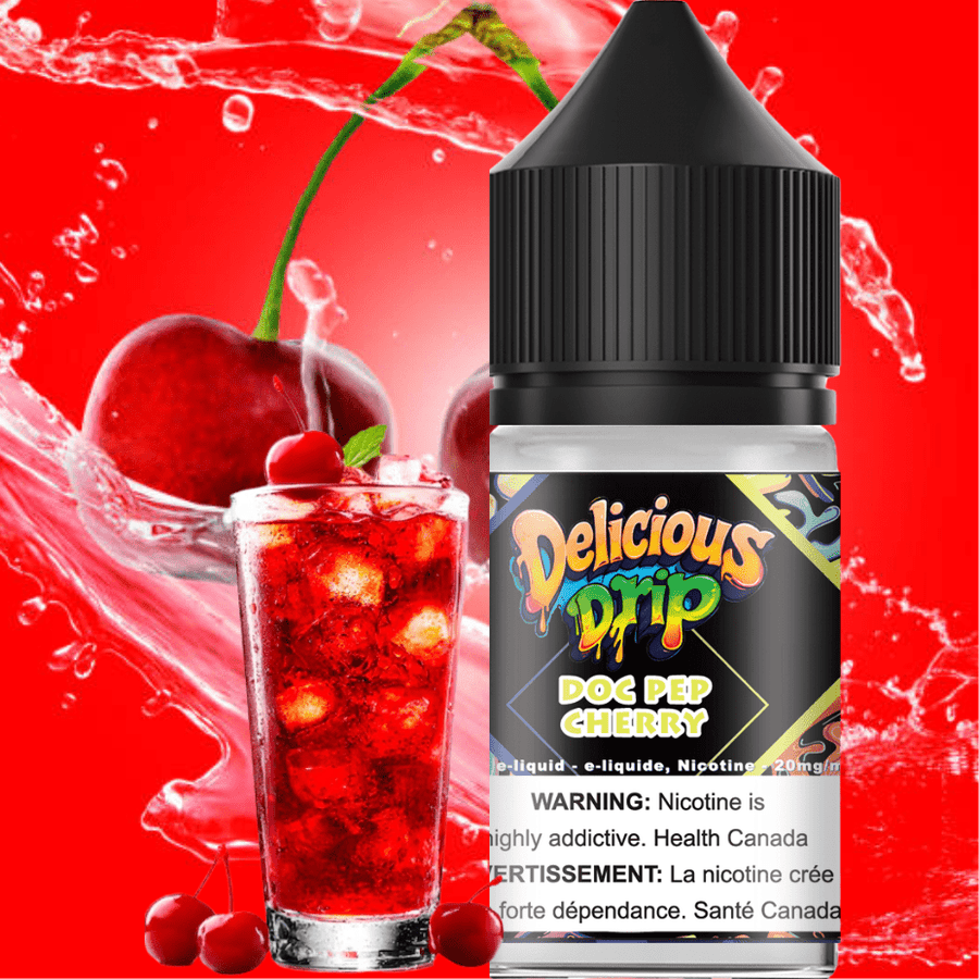 Gcore Delicious Drip Salt-Doc Pep Cherry 30ml / 20mg Winkler Vape SuperStore and Bong Shop Manitoba Canada