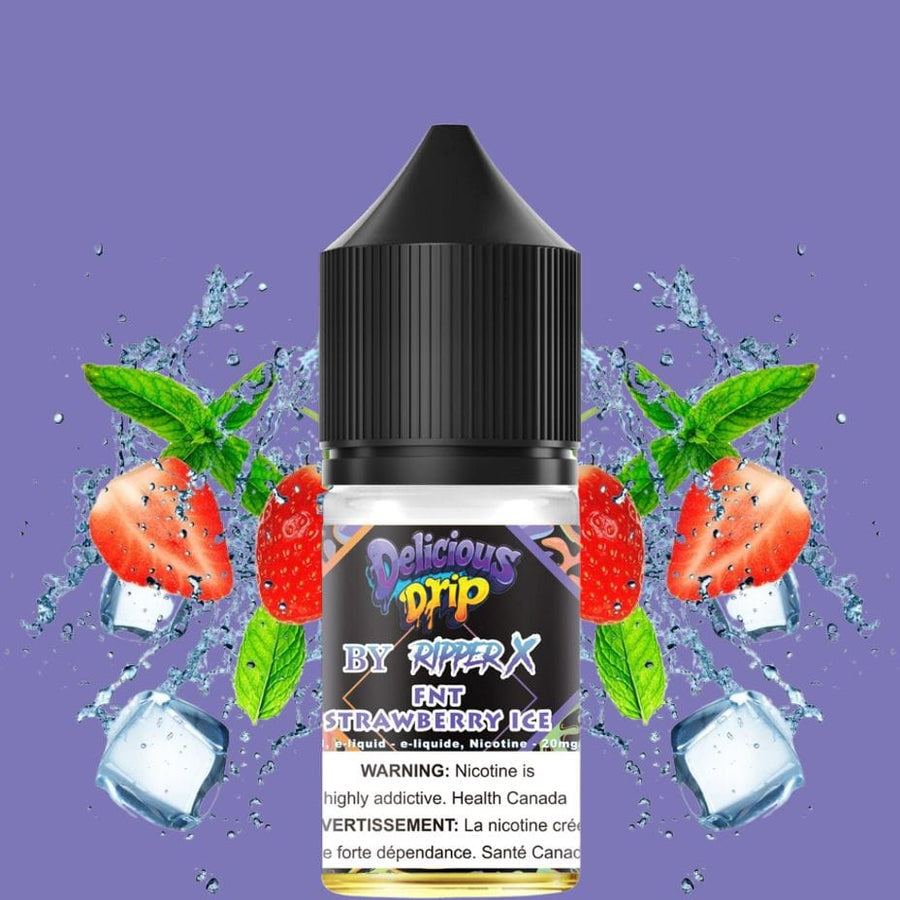 Gcore Delicious Drip Salt-FNT Strawberry Ice 30ml / 20mg Winkler Vape SuperStore and Bong Shop Manitoba Canada