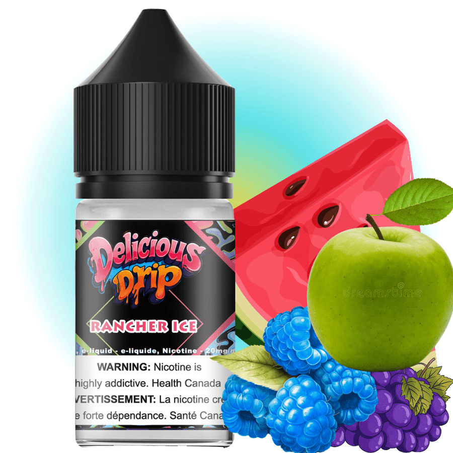 Gcore Delicious Drip Salt-Rancher Ice 30ml / 20mg Winkler Vape SuperStore and Bong Shop Manitoba Canada