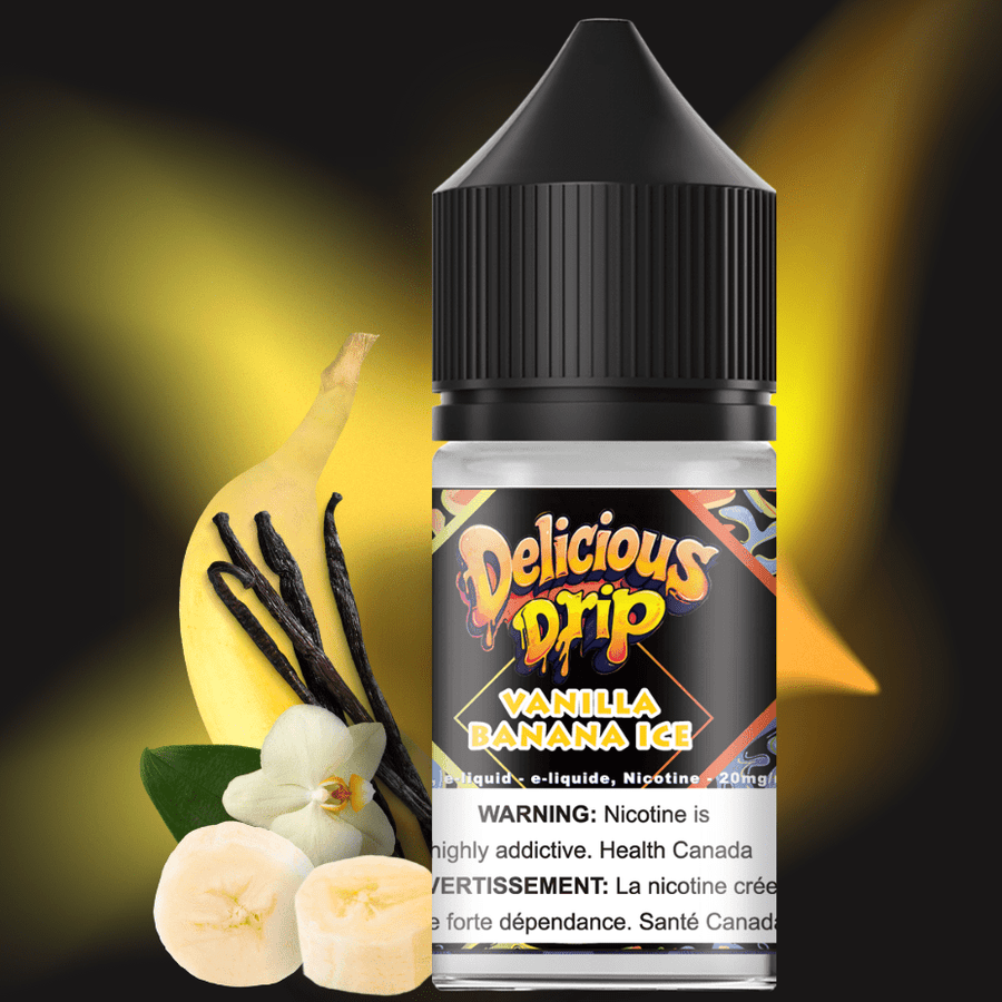Gcore Delicious Drip Salt-Vanilla Banana 30ml / 20mg Winkler Vape SuperStore and Bong Shop Manitoba Canada