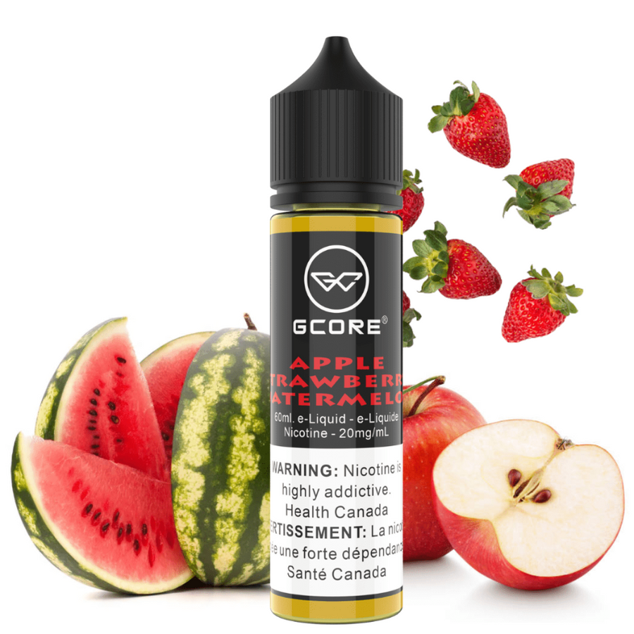 GCORE Salt Nic E-Liquid 20mg Gcore Salt-Apple Strawberry Watermelon 60ml Gcore Salt-Apple Strawberry Watermelon 60ml-Winkler Vape
