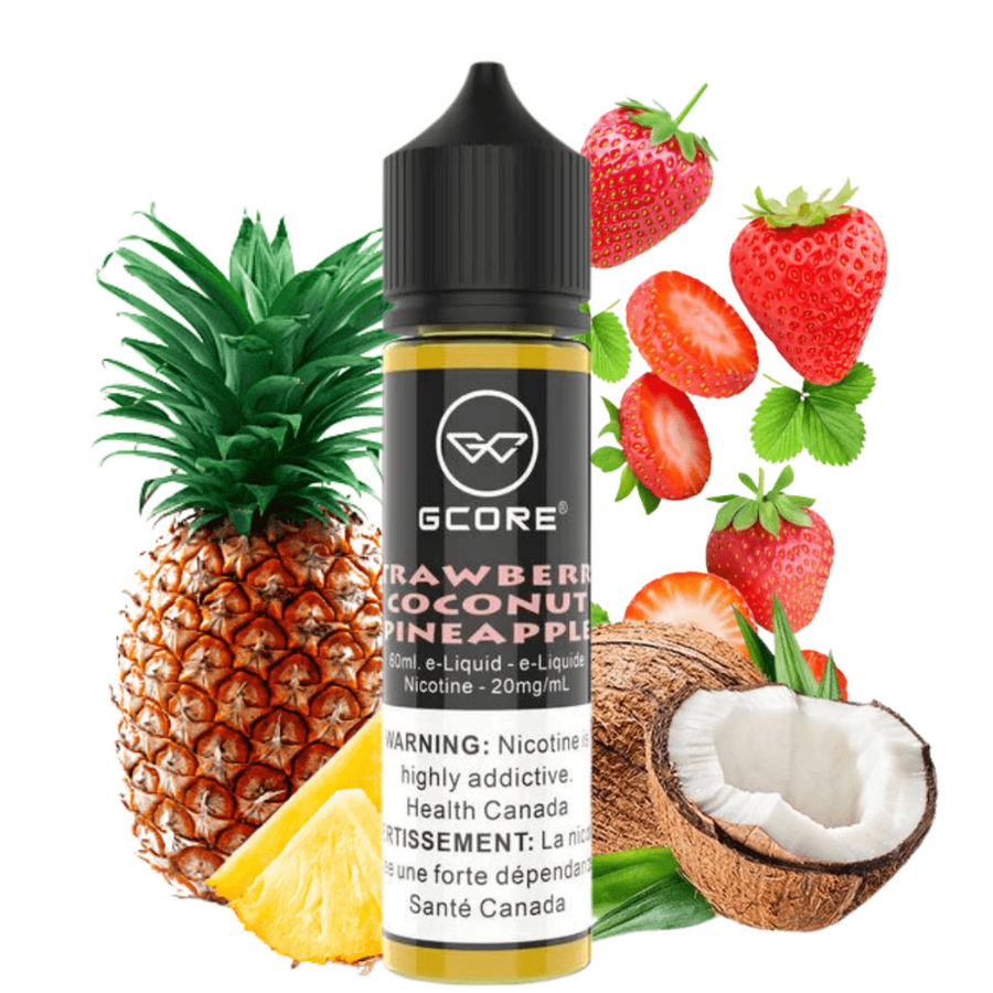 GCORE Salt Nic E-Liquid 20mg Strawberry Coconut Pineapple Salt by GCORE 60ml Strawberry Coconut Pineapple Salt by GCORE 60ml-Winkler Vape