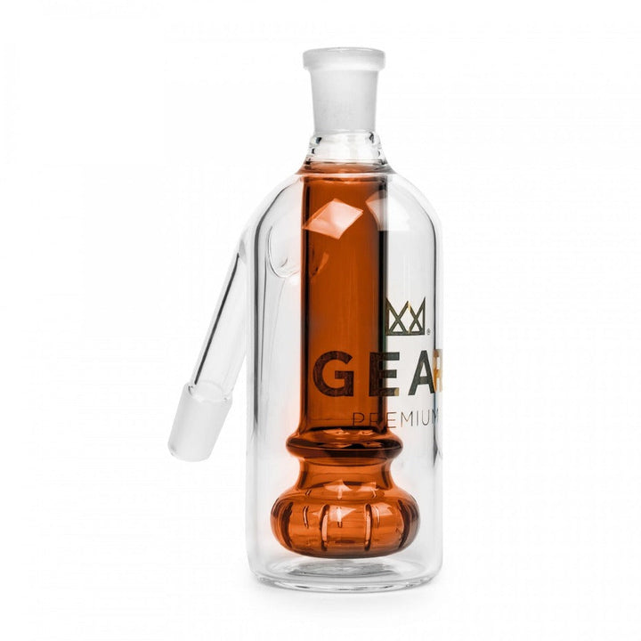 GEAR Premium 90°  Showerhead Perc Ash Catcher 14mm 14mm / 45° / Amber Winkler Vape SuperStore and Bong Shop Manitoba Canada