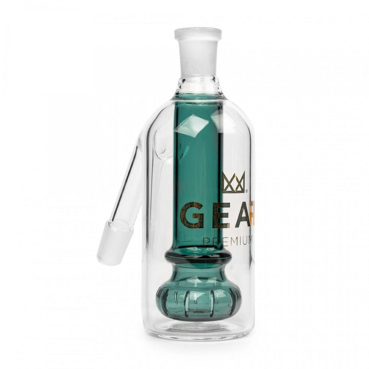 GEAR Premium 90°  Showerhead Perc Ash Catcher 14mm 14mm / 45° / Teal Winkler Vape SuperStore and Bong Shop Manitoba Canada
