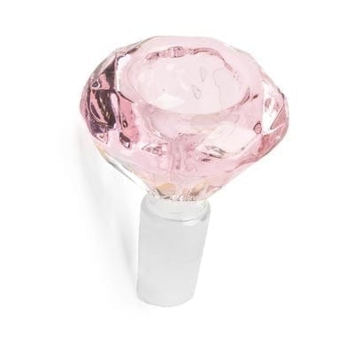 Gear Premium Glass 420 Accessories 14mm / Pink Gear Premium 14mm Diamond Bling Bowl Gear Premium 14mm Diamond Bling Bowl-Winkler Vape SuperStore Manitoba