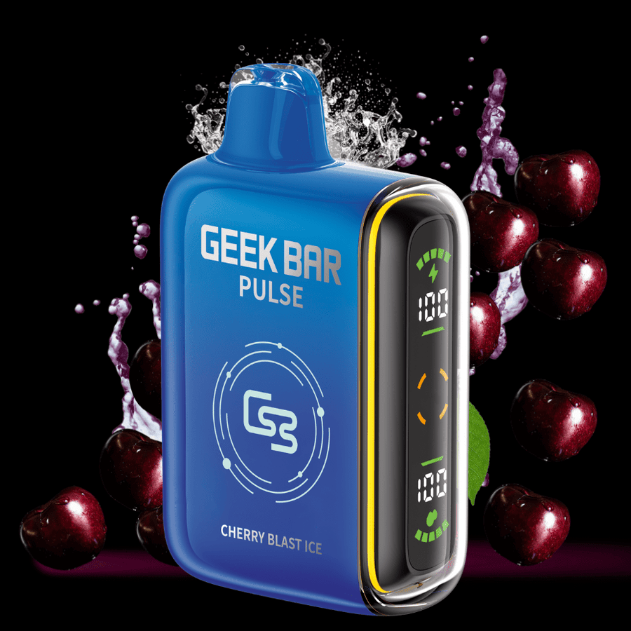 Geek Bar Disposables 9000 Puffs / 20mg Geek Bar Pulse 9000 Disposable Vape - Cherry Blast Ice Geek Bar Pulse 9000 Disposable Vape - Cherry Blast Ice in Canada