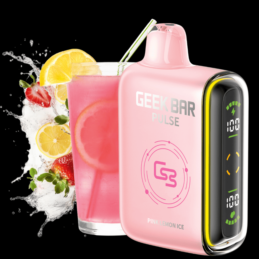 Geek Bar Disposables 9000 Puffs / 20mg Geek Bar Pulse 9000 Disposable Vape-Pink Lemon Ice Geek Bar Pulse 9000 Disposable Vape-Pink Lemon Ice-Winkler Vape MB