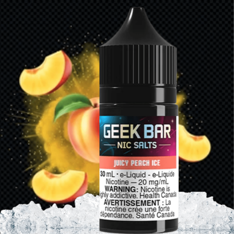 Geek Bar Nic Salt-Juicy Peach Ice Winkler Vape SuperStore and Bong Shop Manitoba Canada