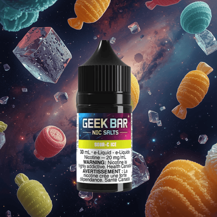 Geek Bar Nic Salt-Sour-C Ice 30mL / 20mg Winkler Vape SuperStore and Bong Shop Manitoba Canada