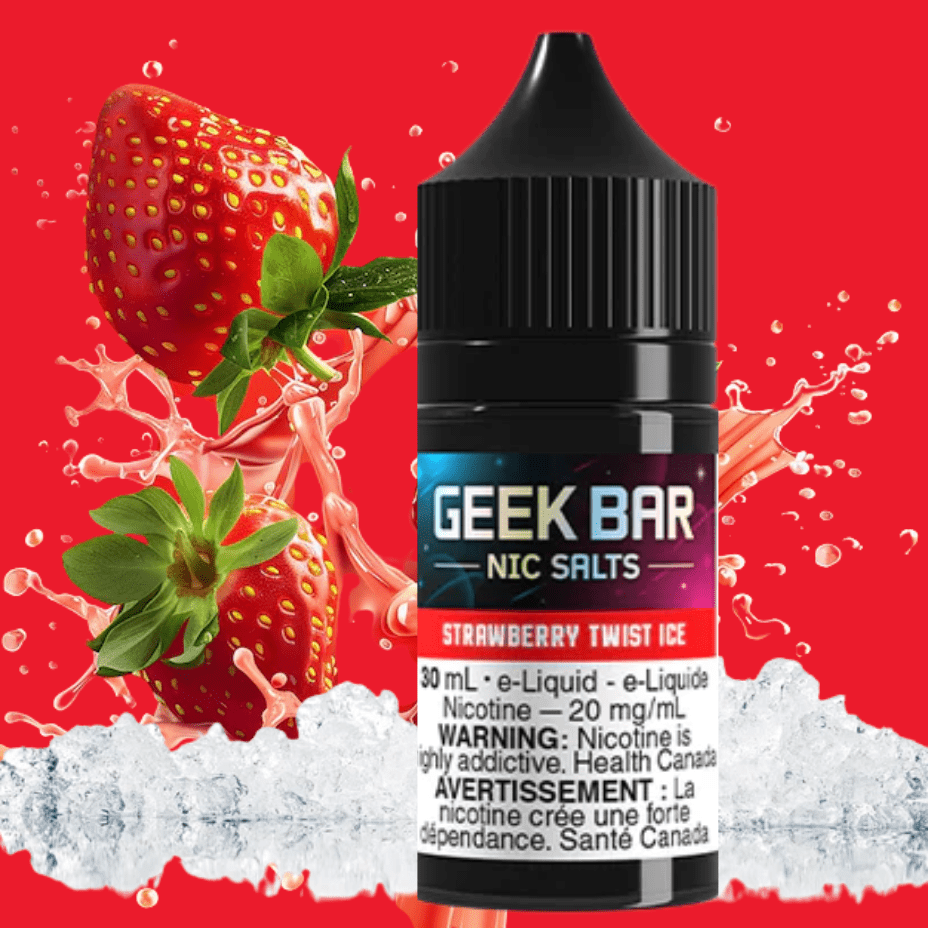Geek Bar Nic Salt-Strawberry Twist Ice Winkler Vape SuperStore and Bong Shop Manitoba Canada