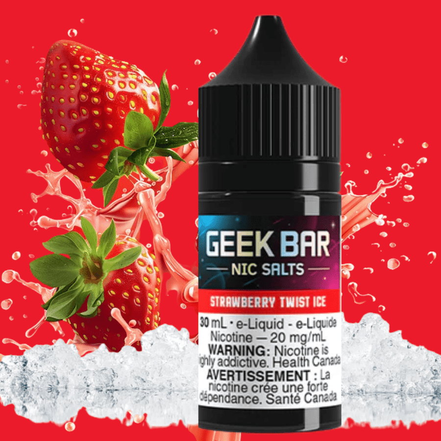 Geek Bar Nic Salt-Strawberry Twist Ice Winkler Vape SuperStore and Bong Shop Manitoba Canada