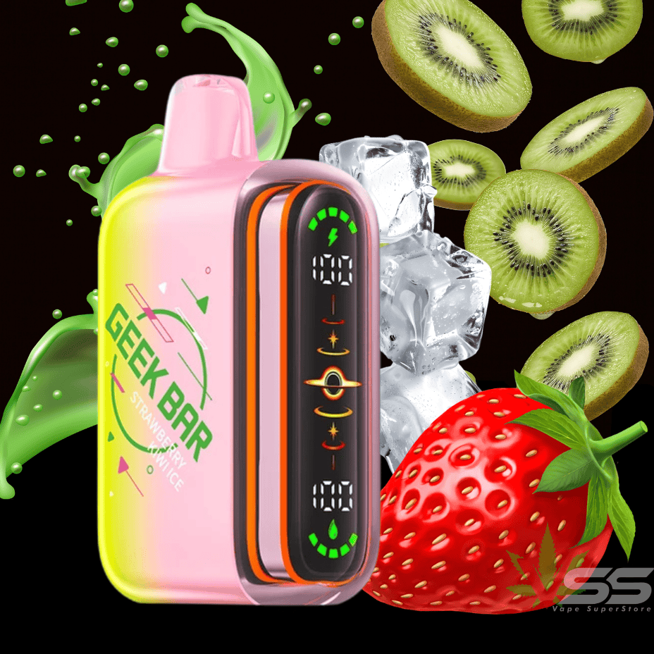 Geek Bar Pulse 2 80K Disposable Vape - Strawberry Kiwi Ice 30mL / 20mg Winkler Vape SuperStore and Bong Shop Manitoba Canada