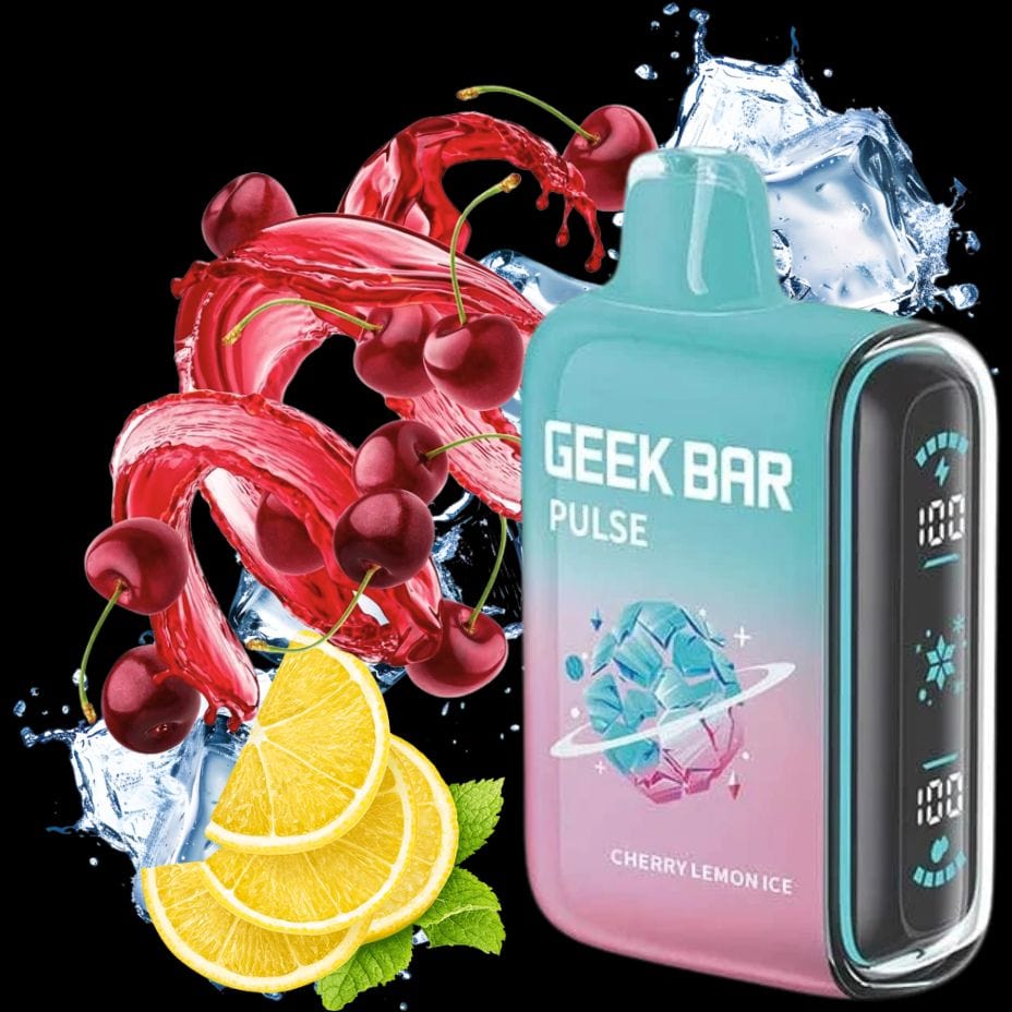 Geek Bar Pulse 9000 Disposable Vape - Cherry Lemon Ice 9000 Puffs / 20mg Winkler Vape SuperStore and Bong Shop Manitoba Canada