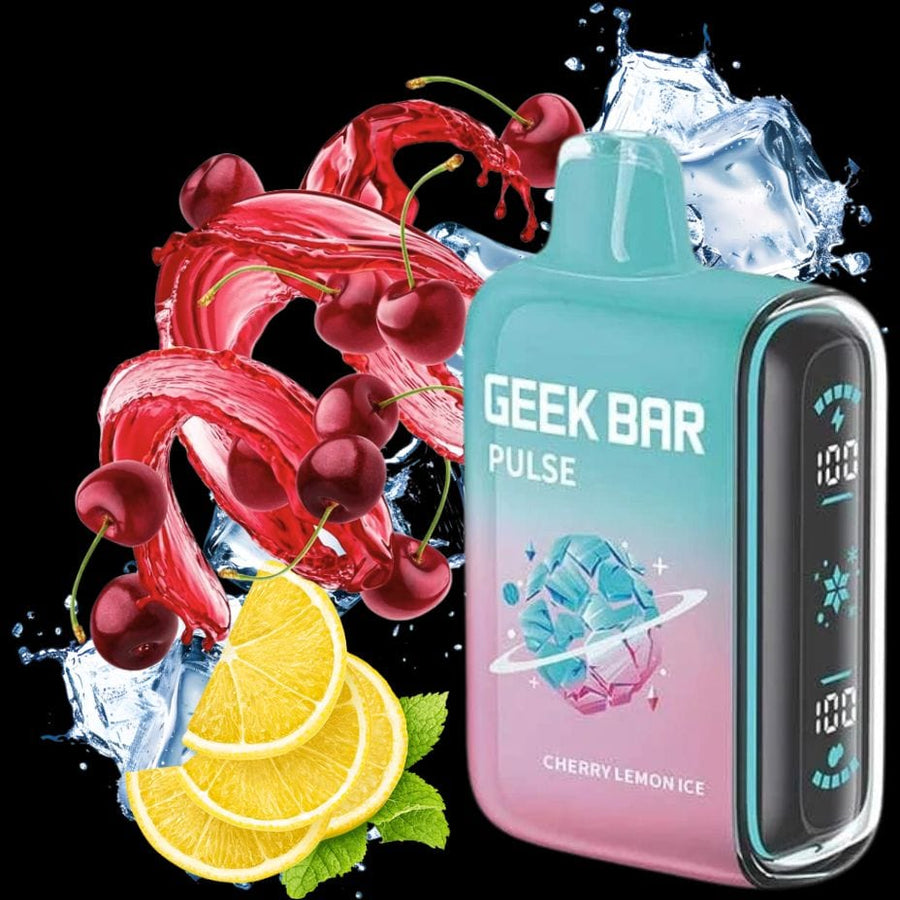 Geek Bar Pulse 9000 Disposable Vape - Cherry Lemon Ice 9000 Puffs / 20mg Winkler Vape SuperStore and Bong Shop Manitoba Canada