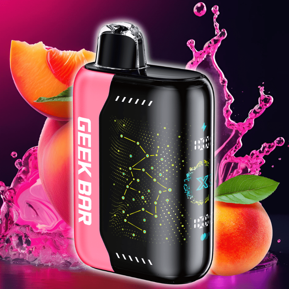 Geek Bar Pulse X 25K Disposable Vape - Juicy Peach Ice 25000 Puffs / 20mg Winkler Vape SuperStore and Bong Shop Manitoba Canada