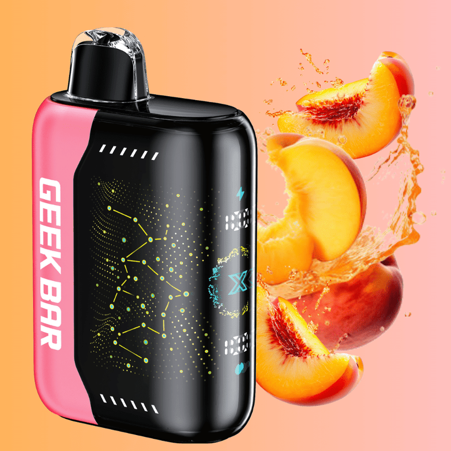 Geek Bar Pulse X 25K Disposable Vape - Juicy Peach Ice 25000 Puffs / 20mg Winkler Vape SuperStore and Bong Shop Manitoba Canada