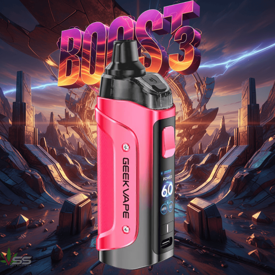 Geekvape Aegis Boost 3 Pod Kit-3000mAh Red Winkler Vape SuperStore and Bong Shop Manitoba Canada