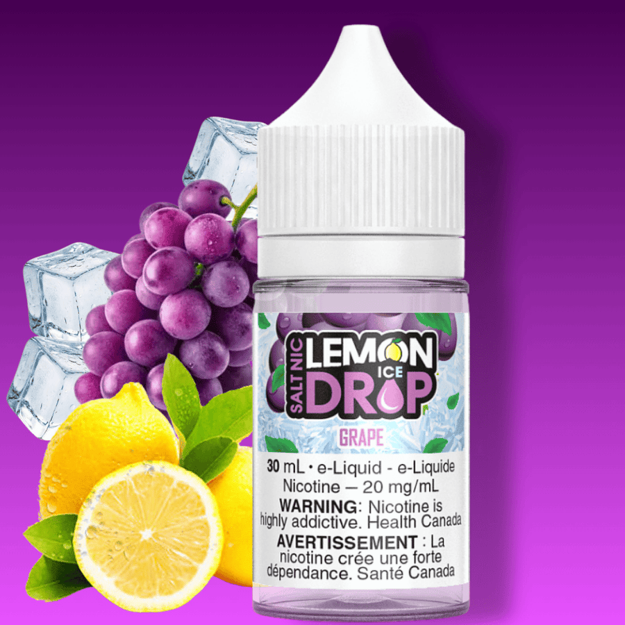 Grape Ice Salts by Lemon Drop E-Liquid 30mL / 20mg Winkler Vape SuperStore and Bong Shop Manitoba Canada