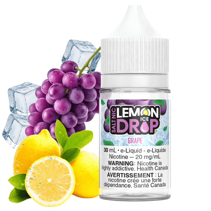 Grape Ice Salts by Lemon Drop E-Liquid 30mL / 20mg Winkler Vape SuperStore and Bong Shop Manitoba Canada