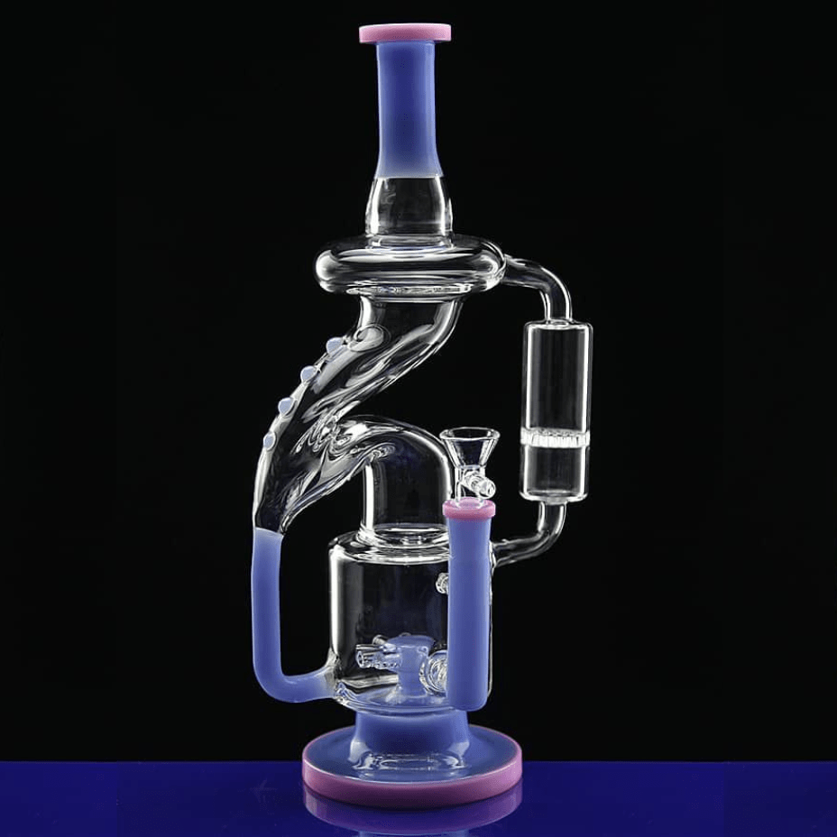 High Class Glass 7mm Maze Recycler 13.5" 13.5" Winkler Vape SuperStore and Bong Shop Manitoba Canada