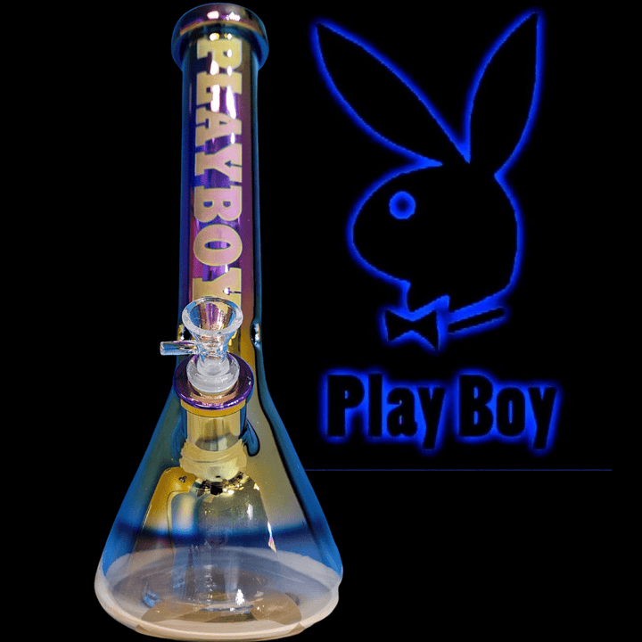 High Class Glass Beaker Bongs 7mm High Class Glass Playboy Oil Slick Beaker 7mm-14in High Class Glass Playboy Oil Slick Beaker 7mm-Winkler Vape SuperStore