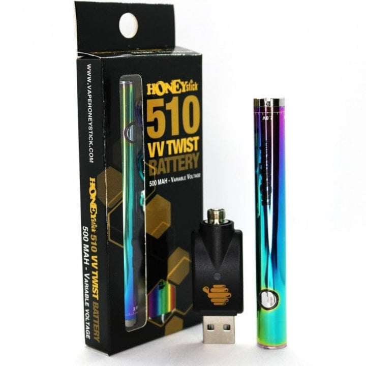HoneyStick Twist 510 Thread Battery-500mAh Winkler Vape SuperStore and Bong Shop Manitoba Canada