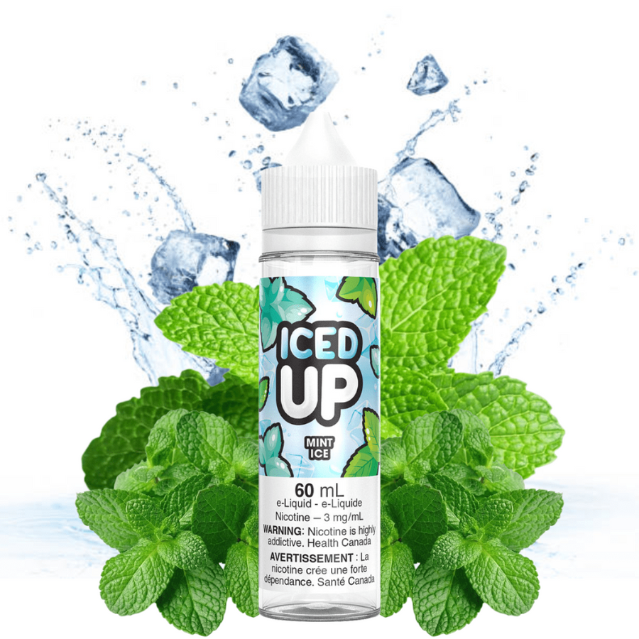 Iced Up Freebase E-Liquid Iced Up - Mint Ice Iced Up - Mint Ice - Winkler Vape SuperStore & Bong Shop MB, Canada