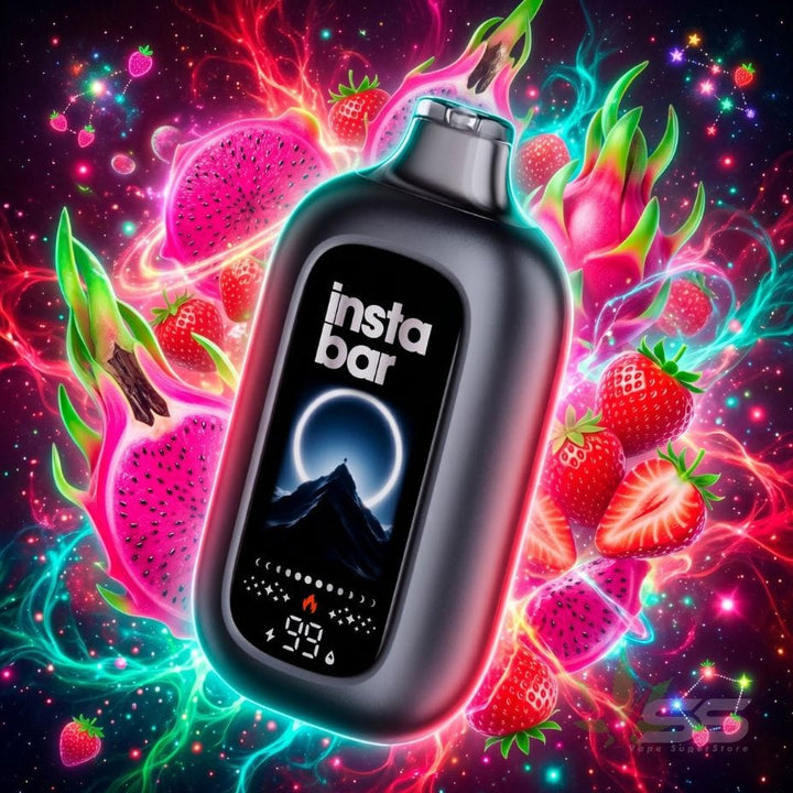 Insta Bar 120K Disposable Vape - Dragonfruit Strawberry 120000 / 20mg Winkler Vape SuperStore and Bong Shop Manitoba Canada