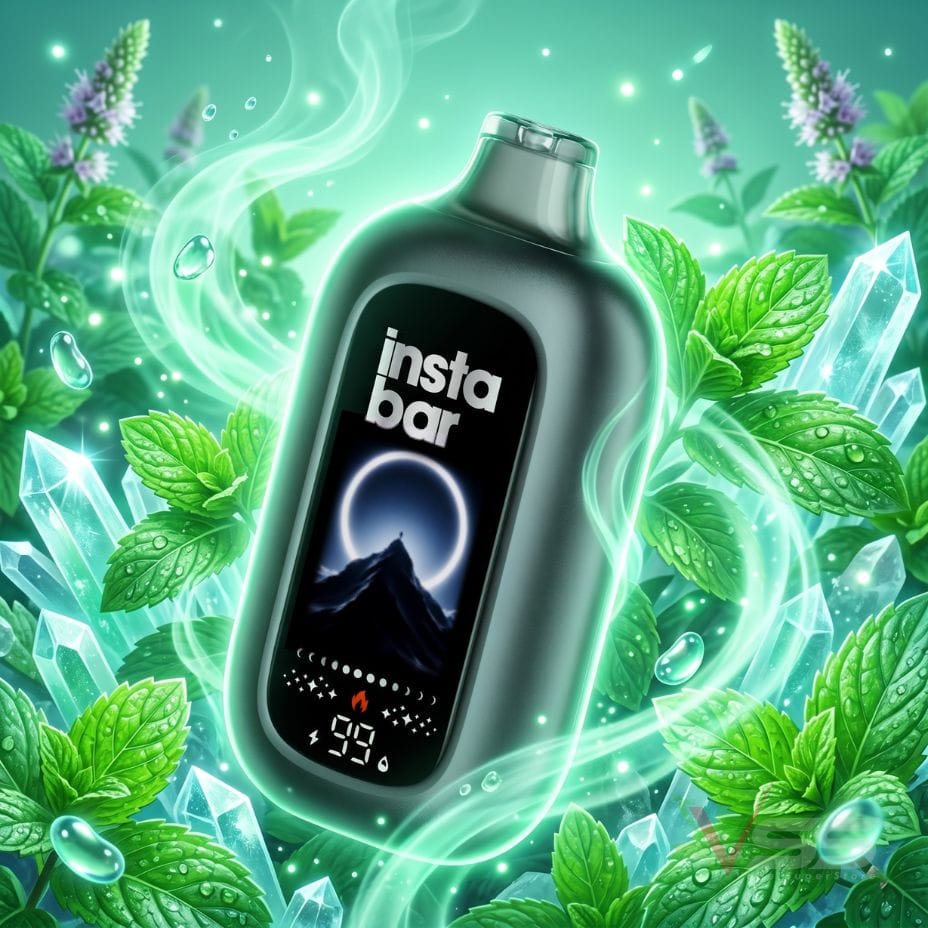 Insta Bar 120K Disposable Vape - Mint 120000 / 20mg Winkler Vape SuperStore and Bong Shop Manitoba Canada