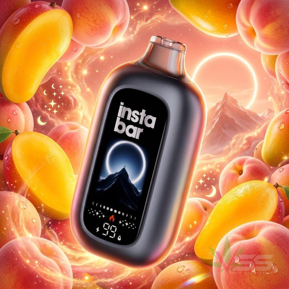 Insta Bar 80K Disposable Vape - Peach Mango Ice 120000 / 20mg Winkler Vape SuperStore and Bong Shop Manitoba Canada
