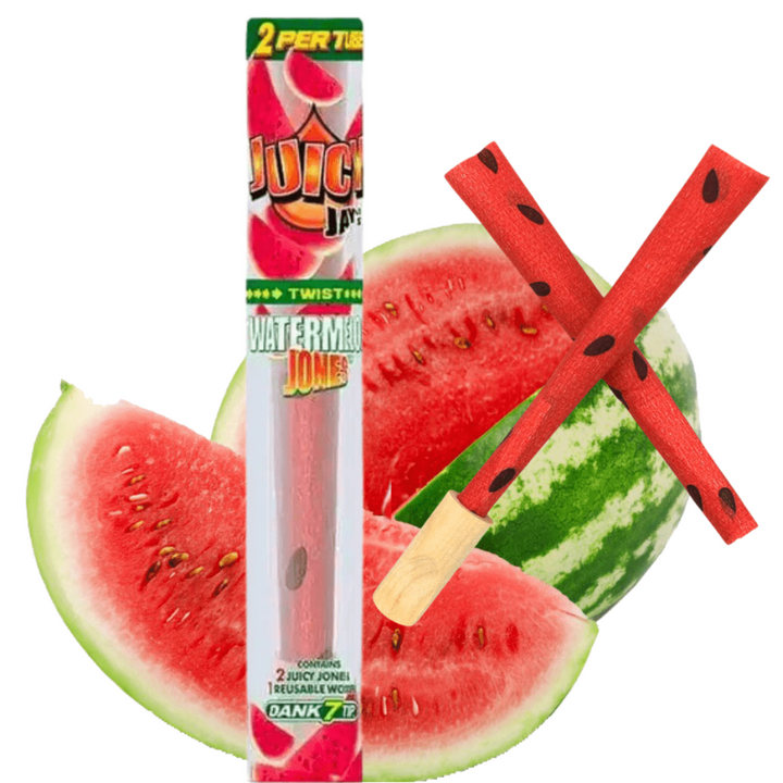 Juicy Jay's 420 Accessories Watermelon Juicy Jay's Jones Cones w/ Dank 7 Tip Juicy Jones Cones w/ Dank 7 Tips-Winkler Vape Superstore MB, Canada