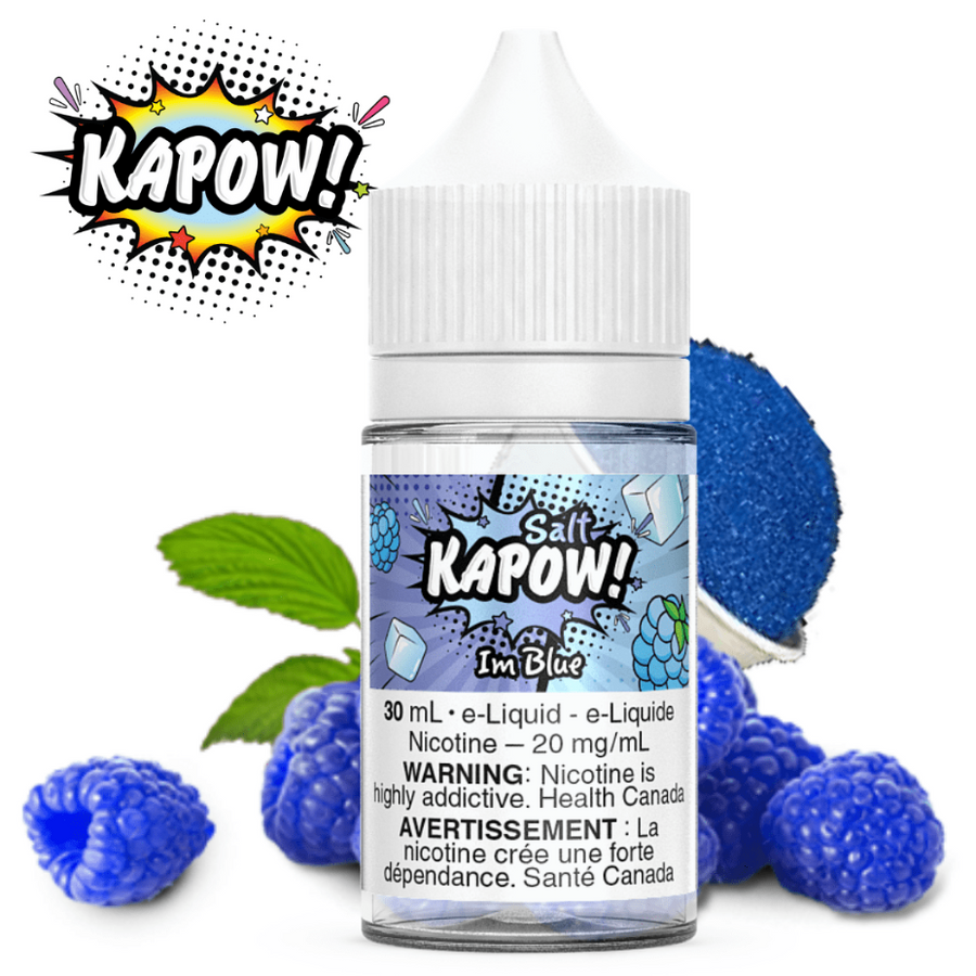 Kapow Salt E-Liquid Kapow Salt E-Liquid 30ml / 12mg Im Blue Salt by Kapow E-liquid Im Blue Salt by Kapow E-liquid-Winkler Vape SuperStore Manitoba, Canada