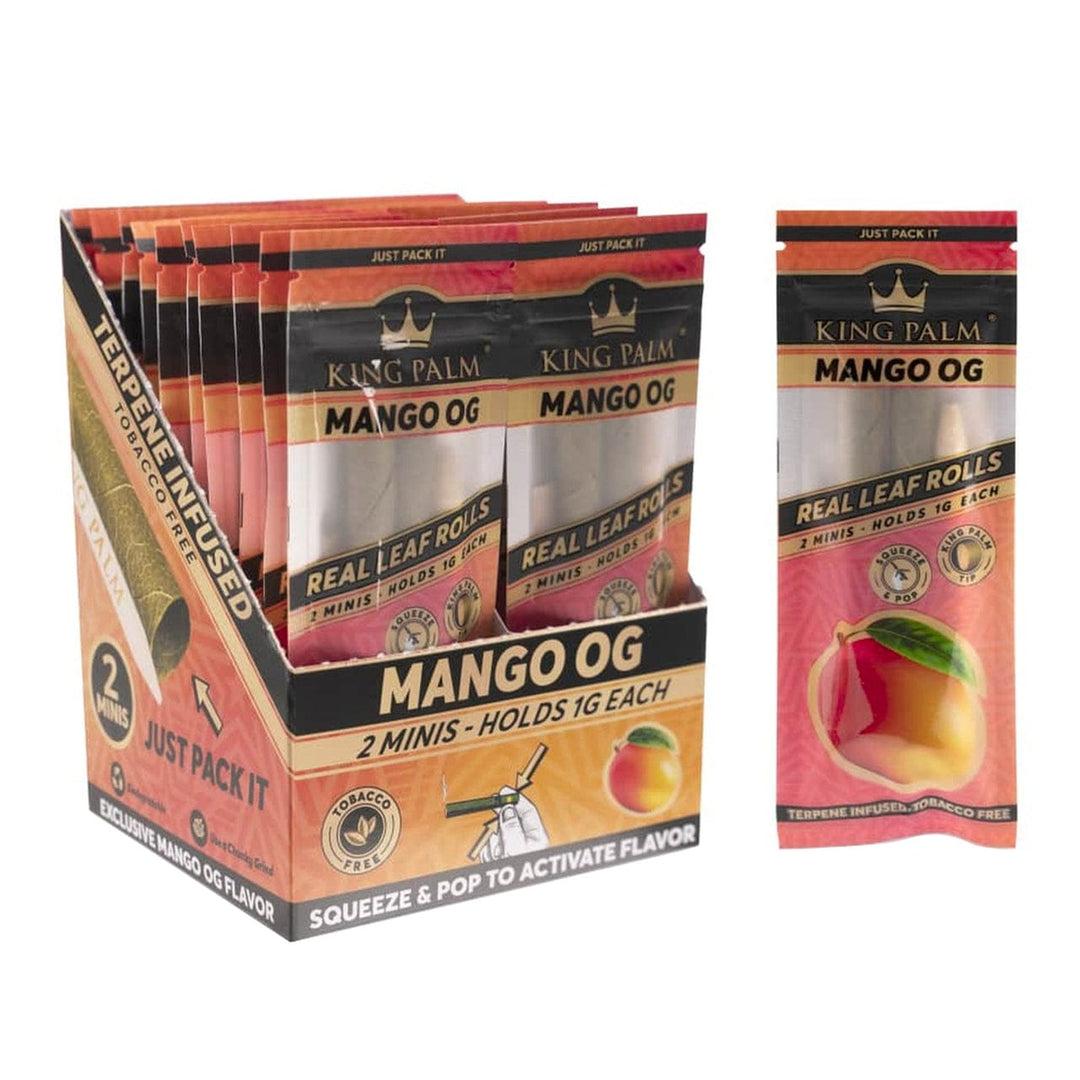 King Palm Mini Pre-Rolls-Mango OG 2/pkg / Mango OG Winkler Vape SuperStore and Bong Shop Manitoba Canada