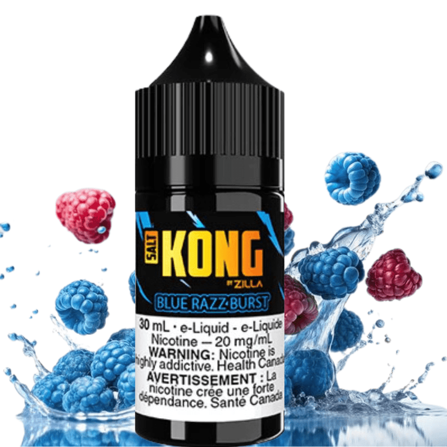 Kong Salt by Zilla-Blue Razz Burst 30ml / 20mg Winkler Vape SuperStore and Bong Shop Manitoba Canada