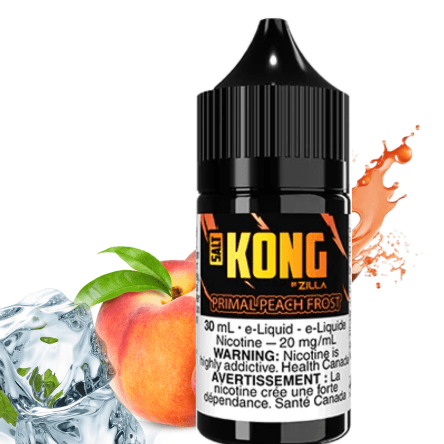 Kong Salt by Zilla-Primal Peach Frost 30mL / 20mg Winkler Vape SuperStore and Bong Shop Manitoba Canada