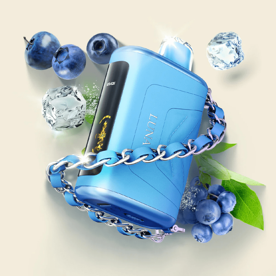 Kraze Luna 42k Disposable Vape - Aquamarine Star B Ice Winkler Vape SuperStore and Bong Shop Manitoba Canada