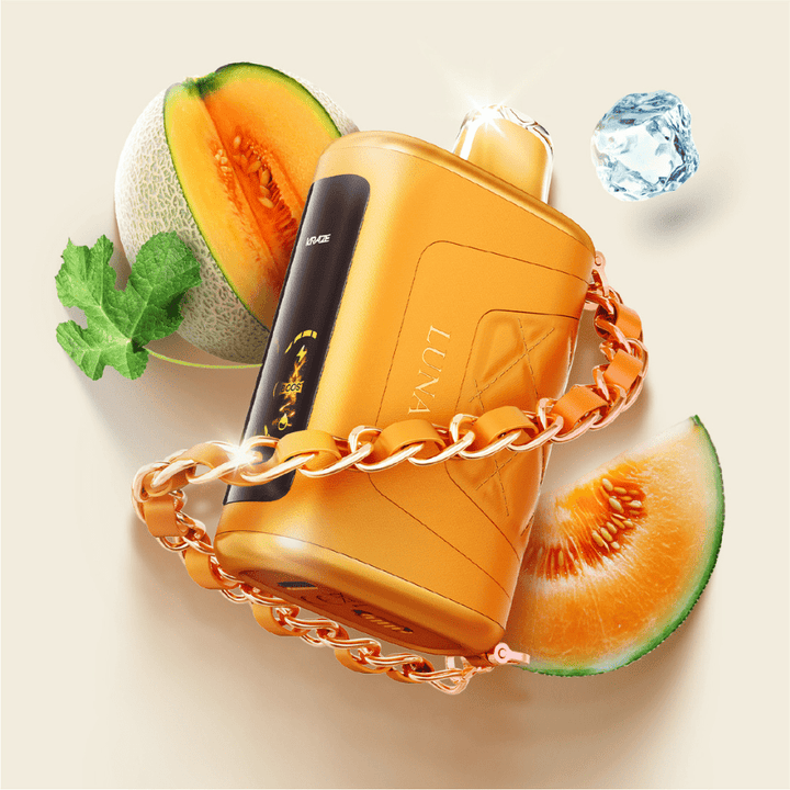 Kraze Luna 42K Disposable Vape-Golden Cantaloupe Ice Winkler Vape SuperStore and Bong Shop Manitoba Canada