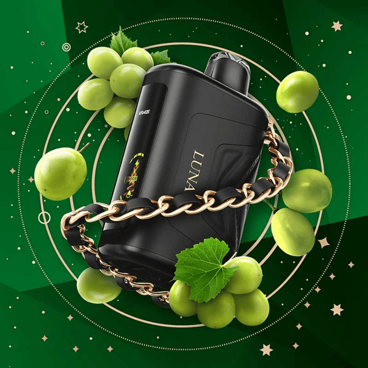 Kraze Luna Disposable Vape-Emerald Green Grape Winkler Vape SuperStore and Bong Shop Manitoba Canada