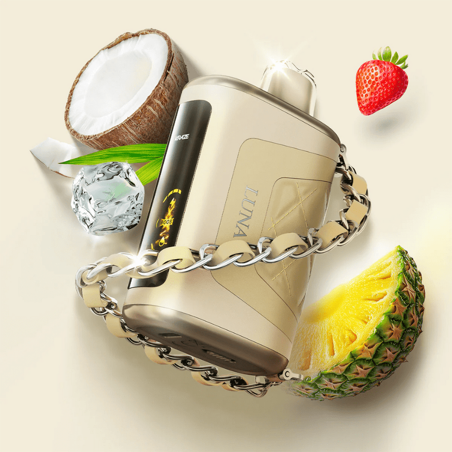 Kraze Luna Disposable Vape-Summer Strawberry Pina Colada Ice Winkler Vape SuperStore and Bong Shop Manitoba Canada